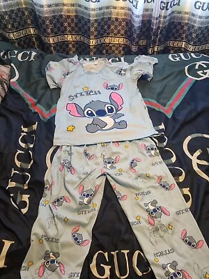 Buy Girls Stitch Pyjamas 145cm-150 Cms • 2£