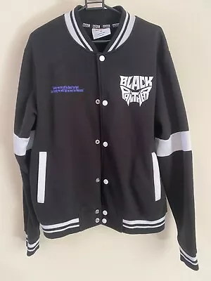 Buy Marvel Black Panther Movie Baseball/College-Style Jacket Sz XS Adult Sl Wear GC • 19.99£