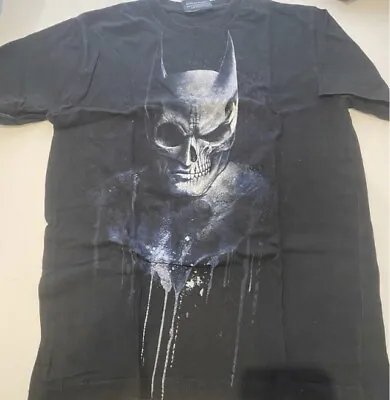 Buy Batman Nocturnal T Shirt DC Comics Merch Tee Skull Logo Size Small Dark Knight • 9.85£