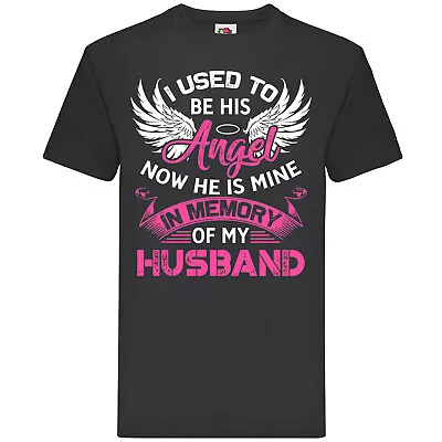 Buy Angel In Memory  Husband T-shirt • 14.99£