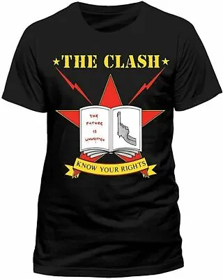 Buy Official The Clash T Shirt Know Your Rights Mens Black T Shirt Classic Tee • 12.95£