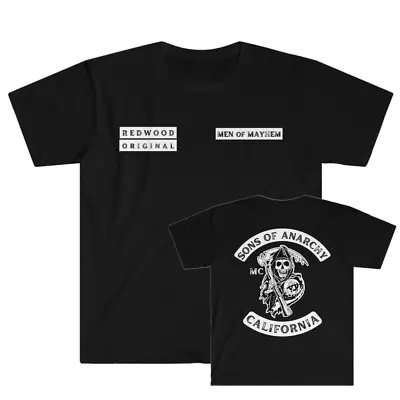 Buy Sons Of Anarchy (soa) Reaper Patch Redwood Original Men Of Mayhem T Shirt • 29.99£