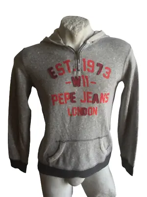 Buy Pepe Jeans Hoodie Boy Jersey Sweatshirt London Jacket Size 14 • 41.92£