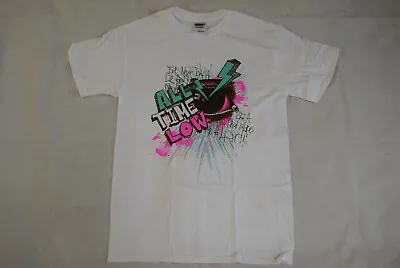 Buy All Time Low Eye White T Shirt New Official Dirty Work Don't Panic Band Rare   • 7.99£