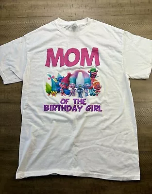 Buy Trolls Mom Of The Birthday Girl Shirt Size Medium • 4.82£