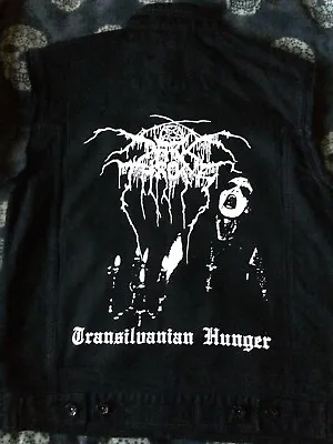 Buy Darkthrone Transilvanian Hunger Black Metal Denim Cut-Off Battle Jacket S-4XL • 66.99£