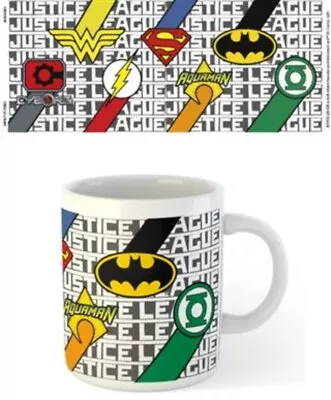 Buy Impact Merch. Mug: DC Comics - Justice League Logos Diagonal Size: 95mm X 110mm • 9.45£