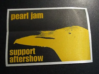 Buy PEARL JAM Support Aftershow Binaural 2000 STICKER Decal New Concert Tour Merch • 8.50£