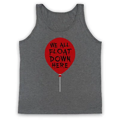 Buy It We All Float Down Here Red Balloon King Killer Clown Adults Vest Tank Top • 18.99£