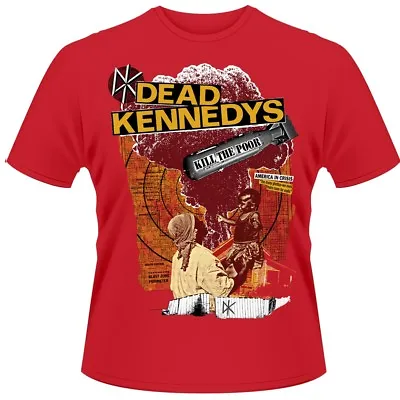 Buy Dead Kennedys 'Kill The Poor' Red T Shirt - NEW • 16.99£