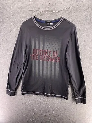 Buy Guess Los Angeles Mens Small S Black T-shirt Long Sleeve Destiny Of The Dreamer • 10.99£