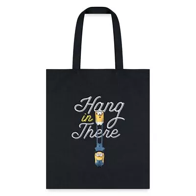 Buy Minions Merch Hang In There Officially Licensed Tote Bag, One Size, Black • 19.84£