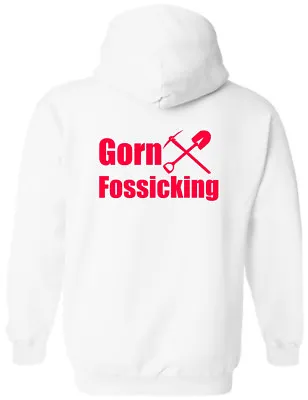 Buy Gorn Fossicking Jumper Cotton Heavy Blend Australia Warm Funny Hoody Gem Crystal • 44.12£