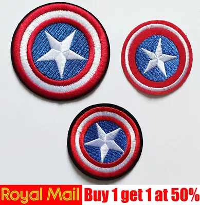 Buy Batman Spiderman Avengers Superhero Marvel Iron On Sew On Patch Badge • 2.68£