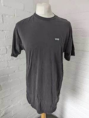 Buy Vans Crew Neck T Shirt - Size L - Black - Cotton - Classic Fit - P2P 21   • 8.95£