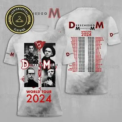 Buy Depeche Mode Band Shirt, Depeche Mode Memento Mori Tour 2024,Depeche Mode's Fan • 38.71£
