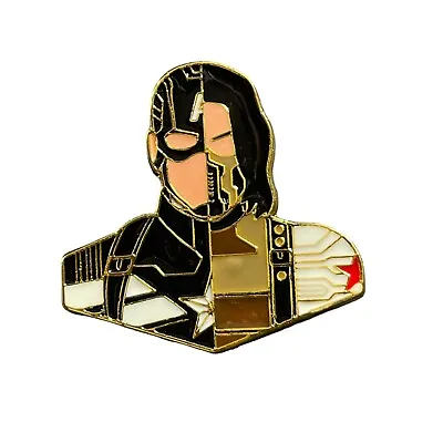 Buy Captain America Lapel Pin Bucky Barnes Avengers Brooch Badge Accessories Jewelry • 9.45£