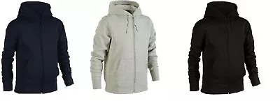 Buy Mens PLUS BIG SIZE Plain Zip Up Hoody Hooded Sweatshirt Hoodie Zipper Top2XL-8XL • 13.99£