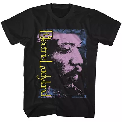 Buy Jimi Hendrix Electric Ladylang Side Photo Men's T Shirt Rock Band Music Merch • 55.67£