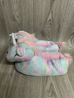Buy Slumberz Unicorn Slippers Pink UK Size 3 Brand New • 11.99£