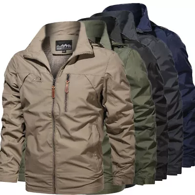 Buy Mens Waterproof Winter Jackets Outdoor Tactical Coat Soft Shell Military Jacket • 23.51£