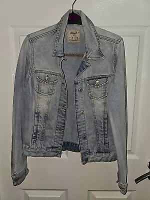 Buy Ladies Denim & Co Denim Jacket Size 8 • 1.99£