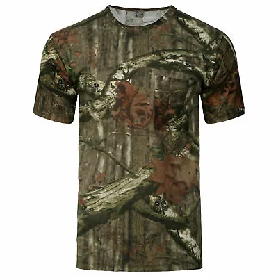Buy Men's Forrest Camouflage T-shirt Realtree Camo Print Long Short Sleeveless Top  • 4.90£