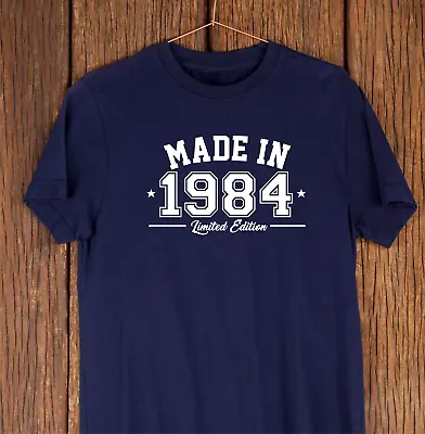 Buy Made In 1984 T-Shirt - Novelty 40th Birthday Gift, 40th Birthday T-Shirt • 13.99£