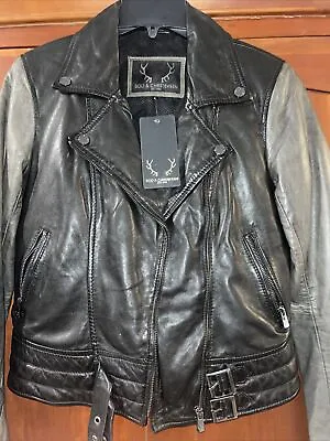 Buy Bod & Christensen Leather Jacket • 211.36£