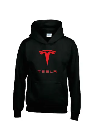 Buy Tesla Motors Elon Musk Electric Cars Trendy Geek Unisex Adult Kids  Hoodies • 15.99£