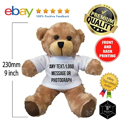 Buy Personalised 9’’ Inch Teddy Bear, Special Occasion Birthday Xmas Valentine Gift • 6.99£