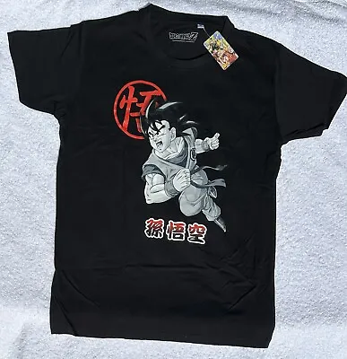 Buy Dragon Ball Z Goku Attack T-Shirt Short Sleeve Unisex Super Saiyan L Large NEW • 10.99£