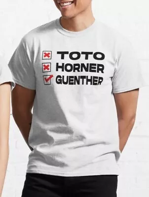 Buy Guenther Toto Horner Formula T Shirt - Racing - Funny Formula • 12.95£