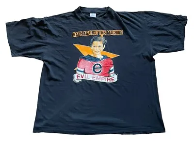 Buy Rage Against The Machine T Shirt Vintage Evil Empire XL 1996 • 150£