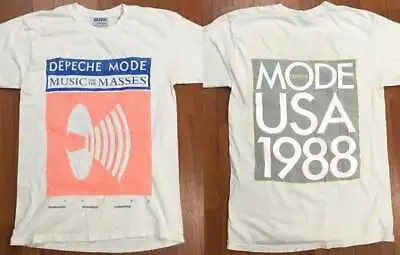 Buy Depeche Mode Music For The Masses Tour 1987-88 T-Shirt, DM Band Shirt Gift • 26.50£