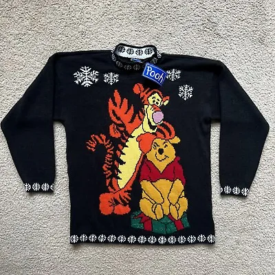 Buy Vintage Winnie The Pooh & Tigger Christmas Sweater Women Medium New With Tags F5 • 70.33£