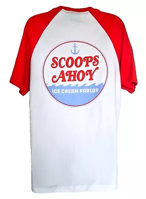 Buy Primark X Stranger Things Scoops Ahoy Ice Cream Costume T-shirt Tee - Small (s) • 16.95£