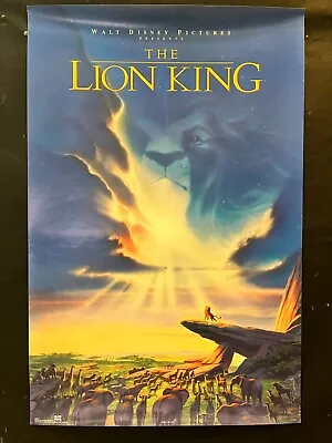 Buy The Lion King US Promo Merch Movie Poster Walt Disney Animation Family • 25.18£