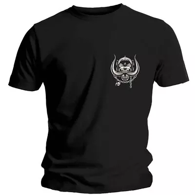 Buy Motorhead 'Pocket Logo' Black T Shirt - NEW • 15.49£