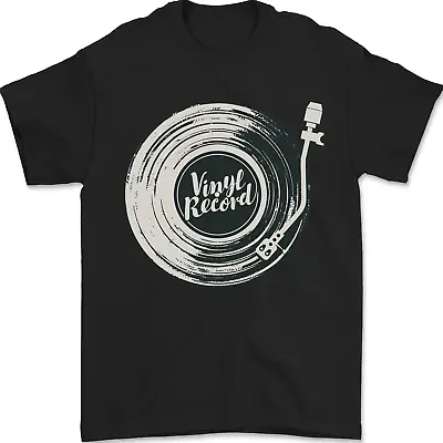 Buy Vinyl Record Music Turntable DJ Mens T-Shirt 100% Cotton • 7.49£