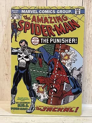 Buy The Amazing Spiderman MetAl Poster Vs The Punisher Jacket Marvel Comics Group • 11.32£