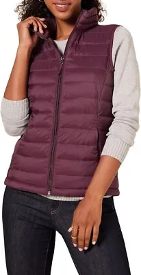 Buy Womens Ladies  Hooded Puffer Gilet Jacket Paddet Body Warmer Womens Gilet • 12.89£