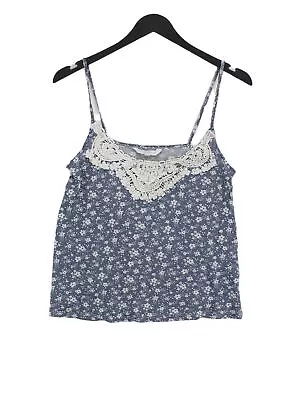 Buy New Look Women's T-Shirt UK 8 Blue 100% Cotton Camisole • 8£