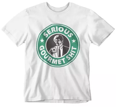 Buy Pulp Fiction T-Shirt Serious Coffee Gourmet Sh1t Logo Retro 80s 90s Yolo • 5.99£