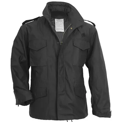 Buy Surplus Classic Us Military M65 Field Jacket Mens Army Parka & Liner Black S-3xl • 70.95£
