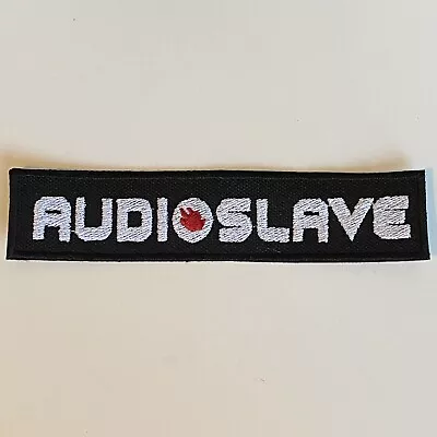 Buy New Audioslave Embroidered Band Logo Patch Iron On 13.5cm Black | Battle Jacket • 10£