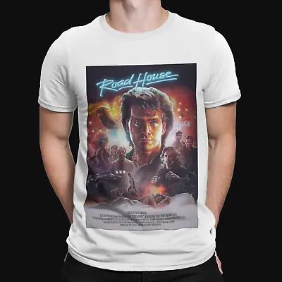 Buy Road House Group T-Shirt -80s Movie Retro Film Patrick Swayze Tee Classic Music  • 8.39£