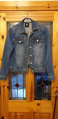 Buy V By VERY Blue Denim Jacket, Dual Pockets, UK 14 Only Tried On  • 19.99£
