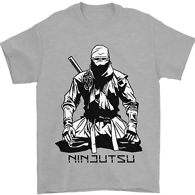 Buy Ninjitsu A Ninja MMA Mixed Martial Arts Mens T-Shirt 100% Cotton • 8.49£