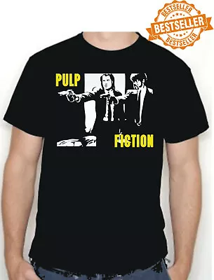 Buy PULP FICTION T-Shirt / John Travolta / Samuel L Jackson / Movies / TV / Size L • 11.99£